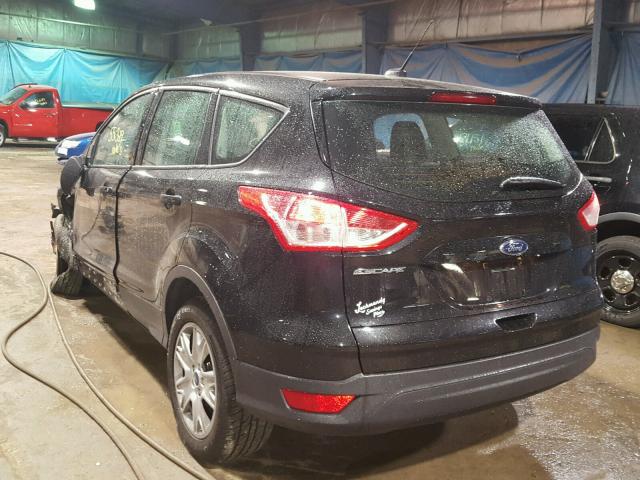 1FMCU0F77DUB93683 - 2013 FORD ESCAPE S BLACK photo 3