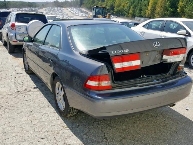 JT8BF28G510332522 - 2001 LEXUS ES 300 GRAY photo 3