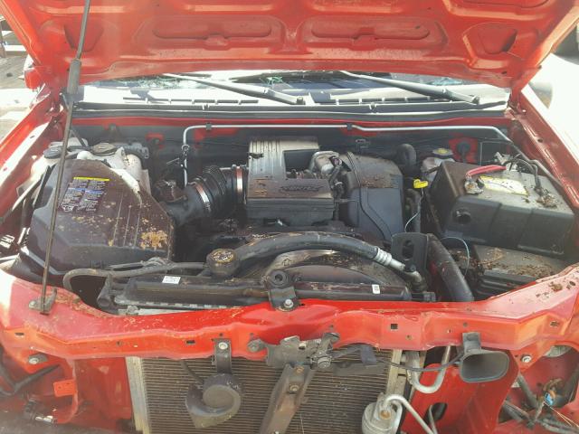 1GCCS136558270539 - 2005 CHEVROLET COLORADO RED photo 7