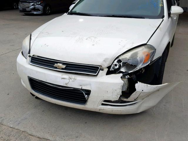 2G1WB58K081306678 - 2008 CHEVROLET IMPALA LS WHITE photo 9