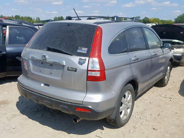 JHLRE48788C015229 - 2008 HONDA CR-V EXL SILVER photo 4