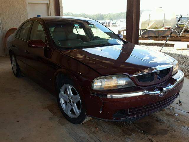 1LNHM87A7YY862452 - 2000 LINCOLN LS MAROON photo 1