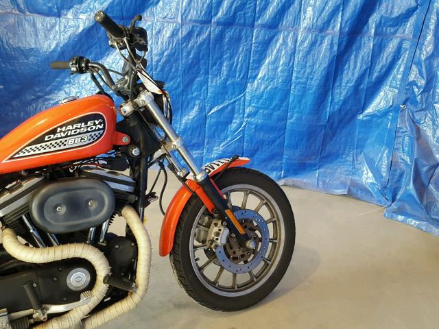 1HD4CKM152K135696 - 2002 HARLEY-DAVIDSON XL 883 ORANGE photo 5