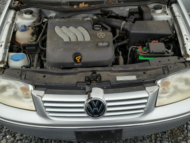 3VWRA69M84M103521 - 2004 VOLKSWAGEN JETTA GL SILVER photo 7