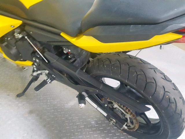 JYARJ18E19A001218 - 2009 YAMAHA FZ6 R YELLOW photo 14