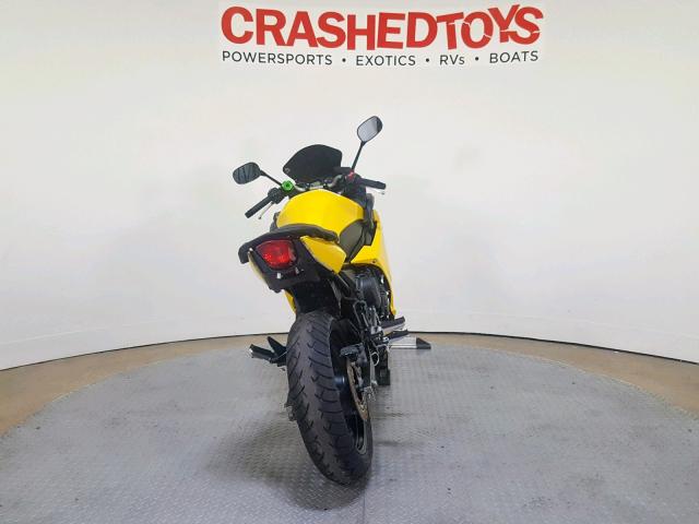 JYARJ18E19A001218 - 2009 YAMAHA FZ6 R YELLOW photo 7