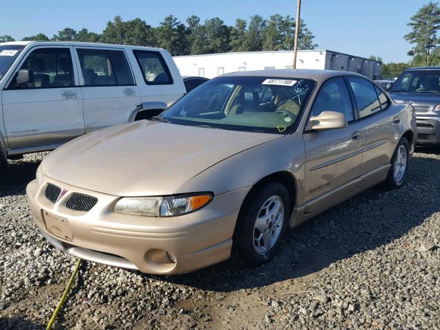 1G2WP52K91F115992 - 2001 PONTIAC GRAND PRIX თაფლისფერი ფოტო 2