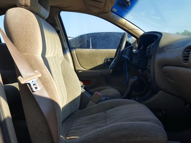 1G2WP52K91F115992 - 2001 PONTIAC GRAND PRIX თაფლისფერი ფოტო 5