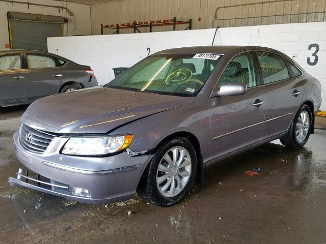 KMHFC46F47A175405 - 2007 HYUNDAI AZERA SE GRAY photo 2