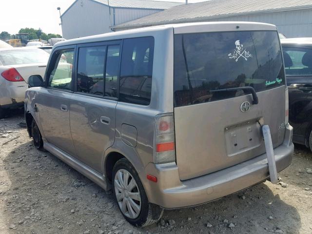 JTLKT324X50186692 - 2005 TOYOTA SCION XB 灰色 照片 3