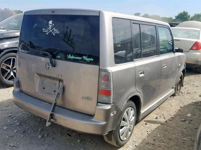 JTLKT324X50186692 - 2005 TOYOTA SCION XB 灰色 照片 4