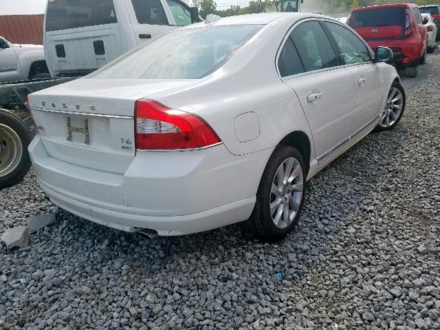 YV1902AH9D1165367 - 2013 VOLVO S80 T6 WHITE photo 4