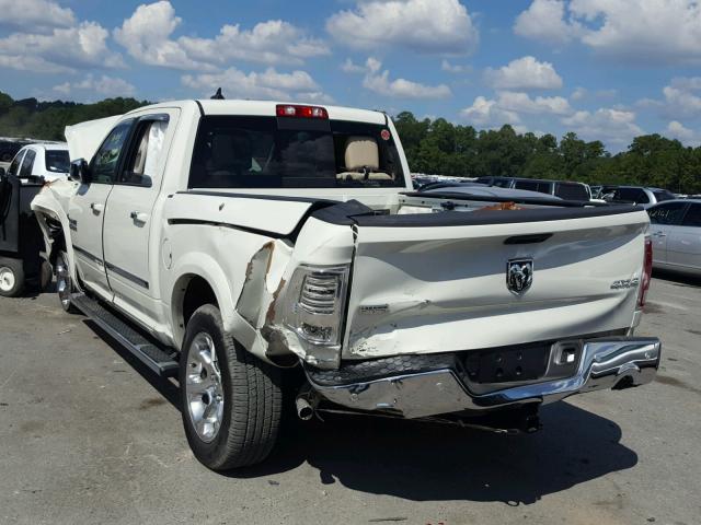 1C6RR7NT4JS103153 - 2018 RAM 1500 LARAM WHITE photo 3