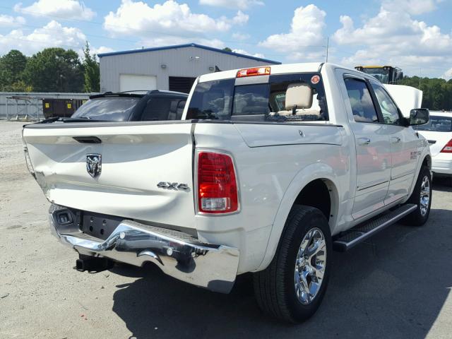 1C6RR7NT4JS103153 - 2018 RAM 1500 LARAM WHITE photo 4