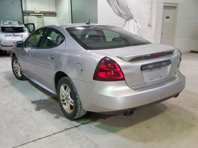 2G2WR554461172607 - 2006 PONTIAC GRAND PRIX SILVER photo 3