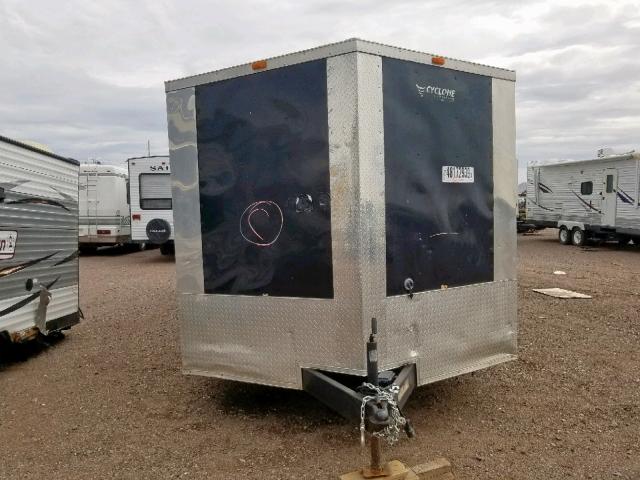 53K852422CF003867 - 2012 CARGO TRAILER BLACK photo 2