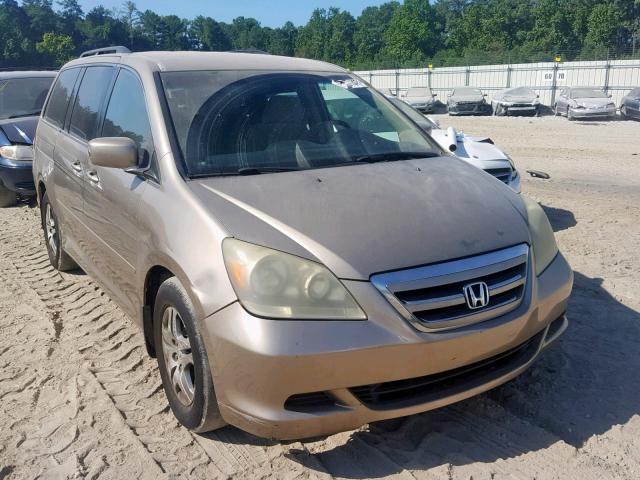 5FNRL38427B050840 - 2007 HONDA ODYSSEY EX GOLD photo 1