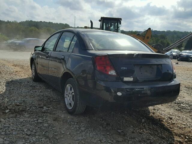 1G8AJ52F24Z143964 - 2004 SATURN ION LEVEL BLACK photo 3