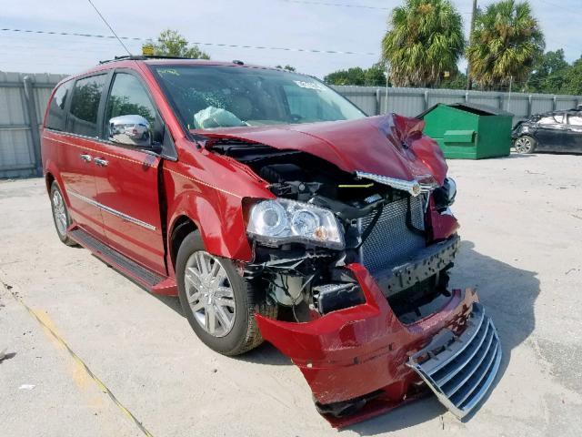 2A4RR6DX1AR239971 - 2010 CHRYSLER TOWN & COU RED photo 1