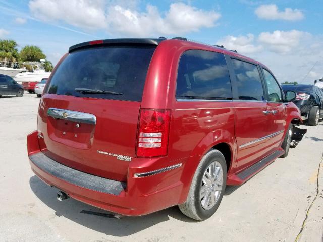 2A4RR6DX1AR239971 - 2010 CHRYSLER TOWN & COU RED photo 4