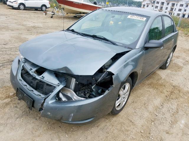1G8AJ55F57Z168017 - 2007 SATURN ION LEVEL CHARCOAL photo 2