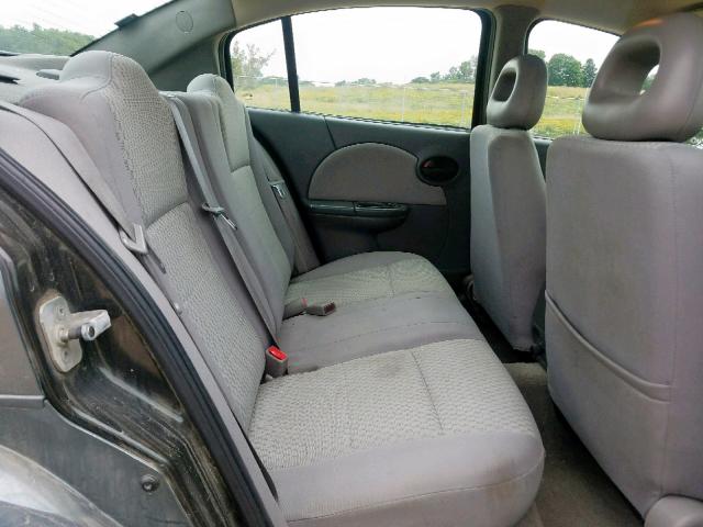 1G8AJ55F57Z168017 - 2007 SATURN ION LEVEL CHARCOAL photo 6