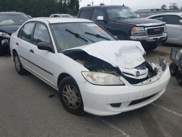 2HGES16304H614766 - 2004 HONDA CIVIC DX V WHITE photo 1