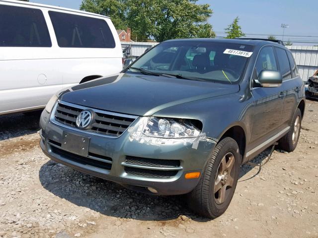 WVGZG77L45D066803 - 2005 VOLKSWAGEN TOUAREG 3. GREEN photo 2