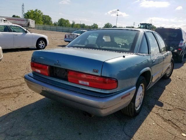 2G4WF52K8T1429184 - 1996 BUICK REGAL GRAN BLUE photo 4