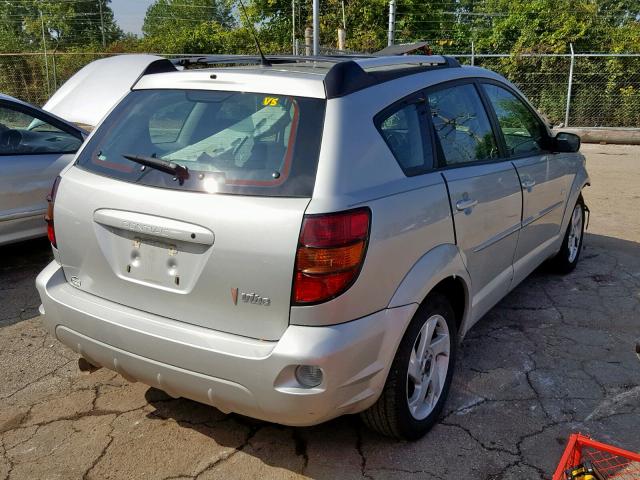 5Y2SL62803Z461284 - 2003 PONTIAC VIBE SILVER photo 4