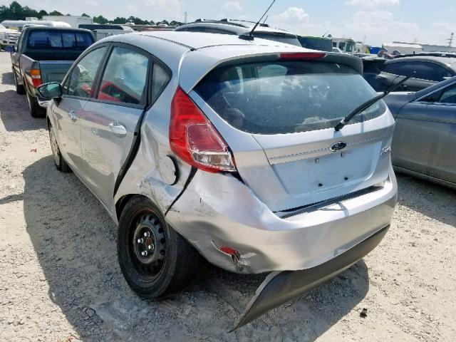 3FADP4TJ3EM236242 - 2014 FORD FIESTA S SILVER photo 3