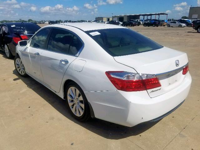 1HGCR2F82EA299294 - 2014 HONDA ACCORD EXL WHITE photo 3