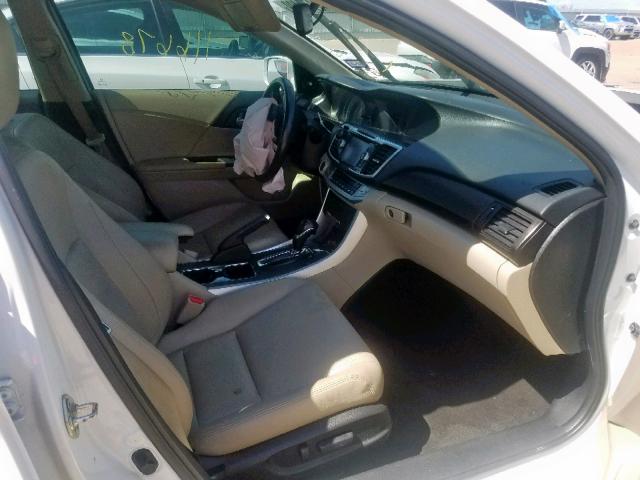 1HGCR2F82EA299294 - 2014 HONDA ACCORD EXL WHITE photo 5