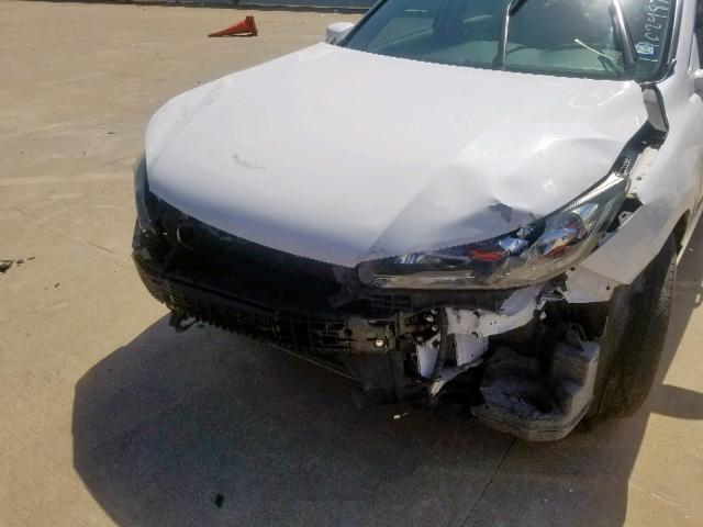 1HGCR2F82EA299294 - 2014 HONDA ACCORD EXL WHITE photo 9