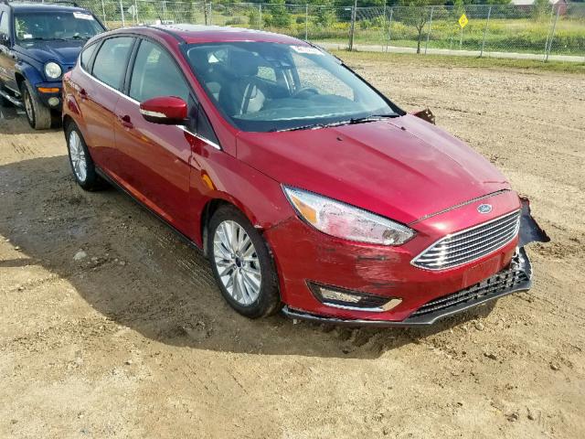 1FADP3N24HL339255 - 2017 FORD FOCUS TITA RED photo 1