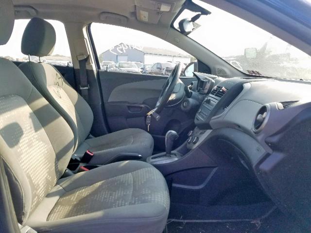 1G1JA5SH3E4220291 - 2014 CHEVROLET SONIC LS 蓝色 照片 5