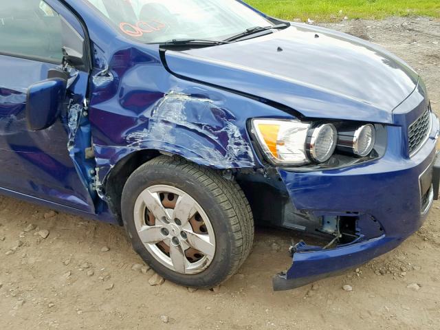 1G1JA5SH3E4220291 - 2014 CHEVROLET SONIC LS 蓝色 照片 9