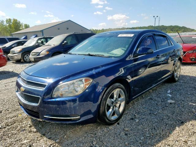 1G1ZC5E03AF167237 - 2010 CHEVROLET MALIBU 1LT BLUE photo 2