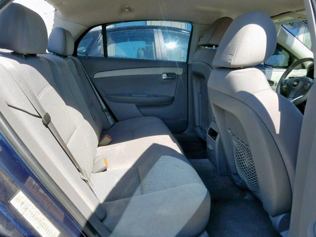 1G1ZC5E03AF167237 - 2010 CHEVROLET MALIBU 1LT BLUE photo 6