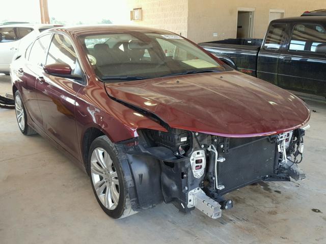 1C3CCCAB3GN135223 - 2016 CHRYSLER 200 LIMITE MAROON photo 1