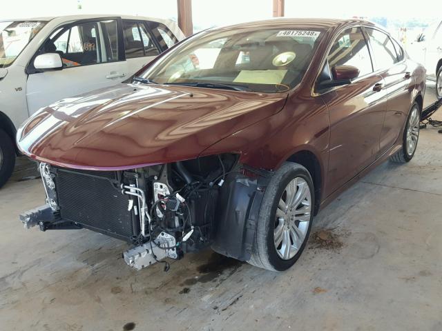 1C3CCCAB3GN135223 - 2016 CHRYSLER 200 LIMITE MAROON photo 2