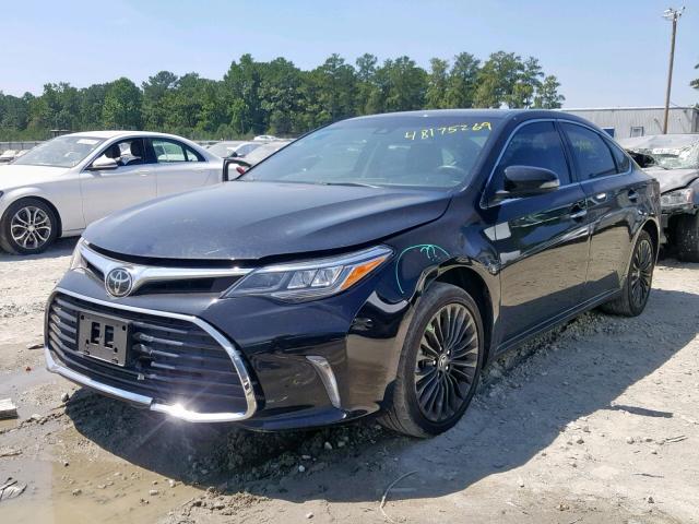 4T1BK1EB0HU260675 - 2017 TOYOTA AVALON XLE BLACK photo 2