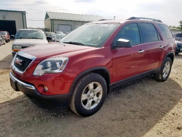 1GKKVPED0CJ379129 - 2012 GMC ACADIA SLE RED photo 2