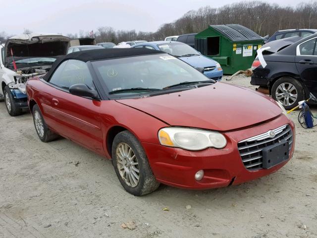 1C3EL55R35N686910 - 2005 CHRYSLER SEBRING TO RED photo 1