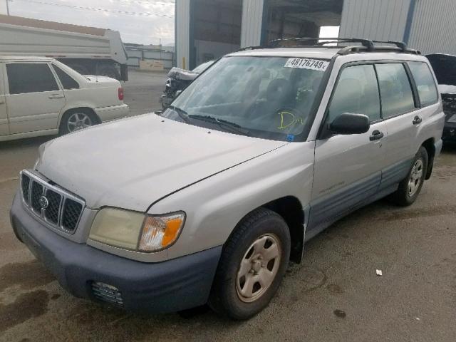 JF1SF63581G733641 - 2001 SUBARU FORESTER L SILVER photo 2