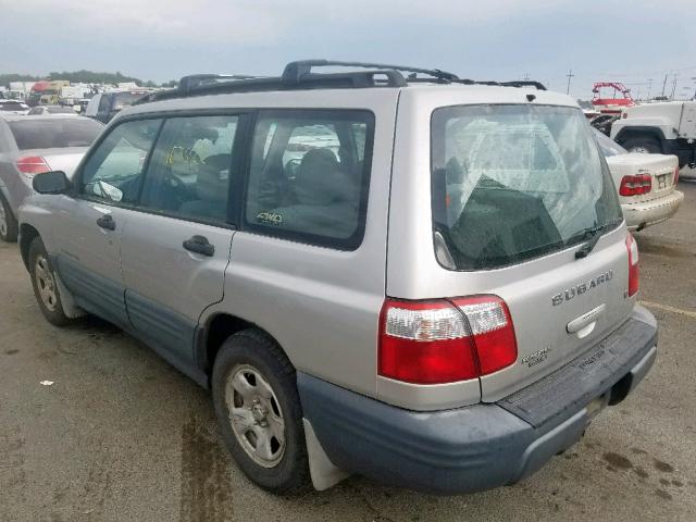 JF1SF63581G733641 - 2001 SUBARU FORESTER L SILVER photo 3