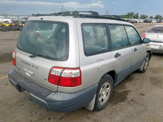 JF1SF63581G733641 - 2001 SUBARU FORESTER L SILVER photo 4