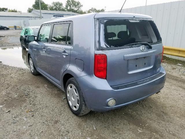 JTLZE4FE2A1109286 - 2010 TOYOTA SCION XB ლურჯი ფოტო 3