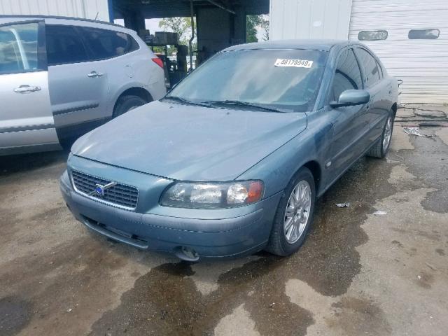 YV1RS61T242338744 - 2004 VOLVO S60 GREEN photo 2