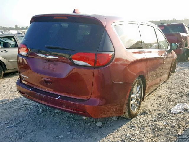 2C4RC1DG2HR769662 - 2017 CHRYSLER PACIFICA T MAROON photo 4